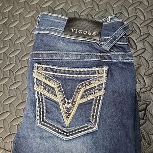 Vigoss Women's Dark Blue Denim Jeans